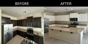 Kitchen Cabinet Painting in Gilbert