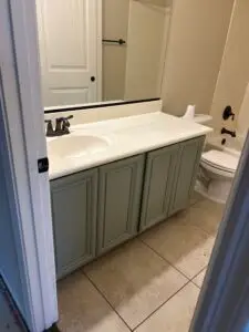 Bathroom Cabinet Painting in Gilbert